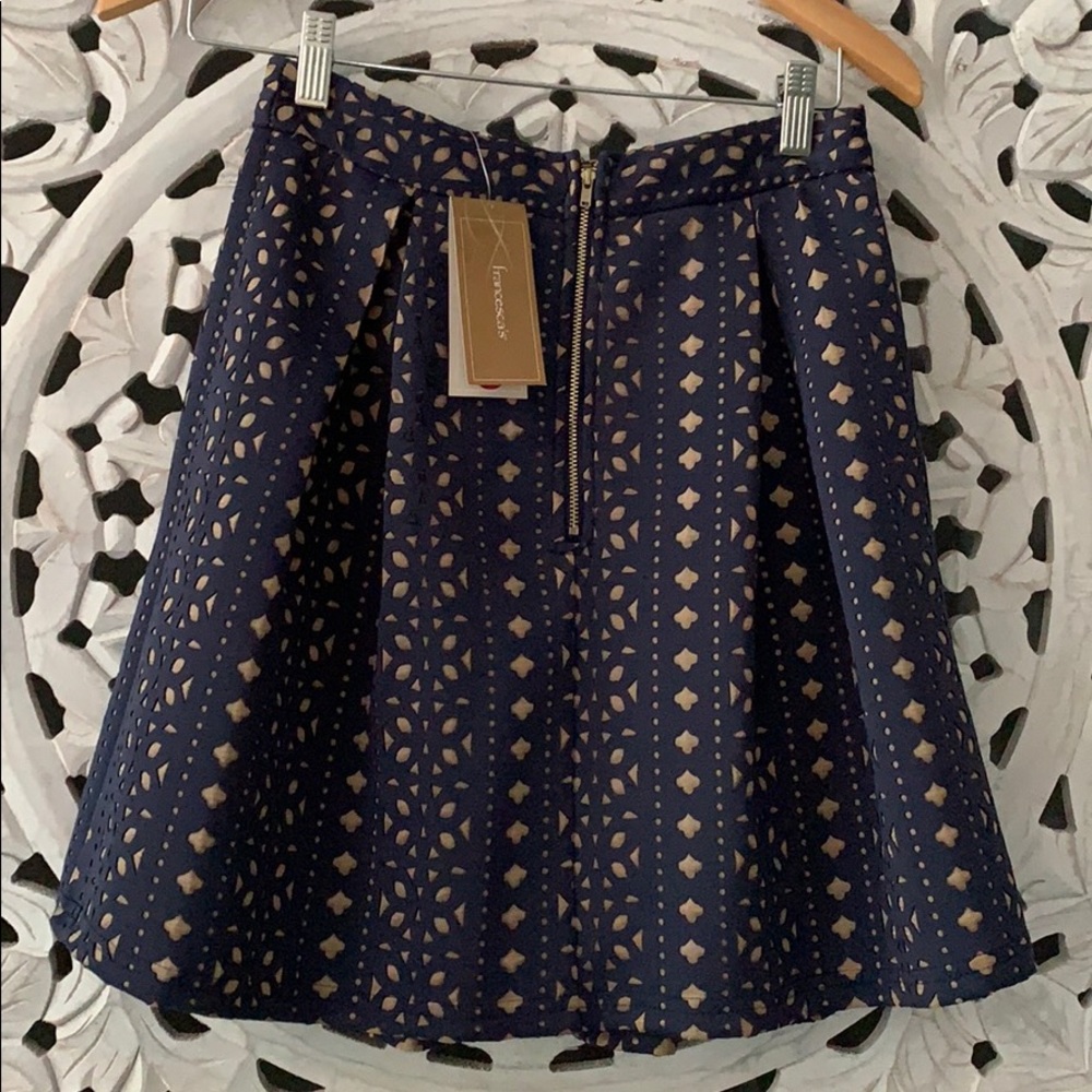 NWT Blue Rain From Francesca’s Skirt - Picture 2 of 7